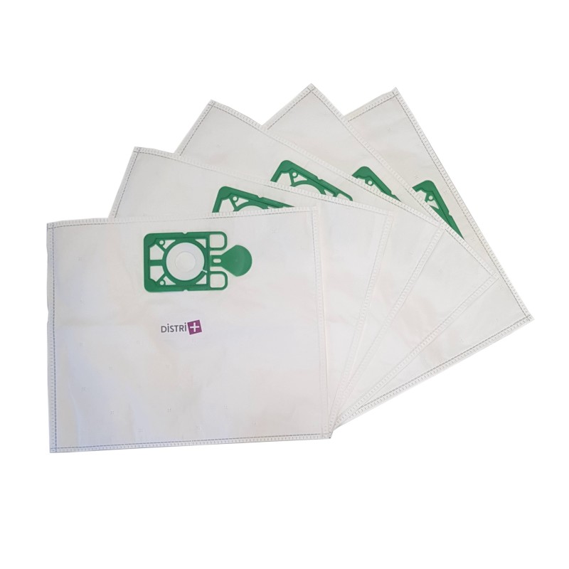 Sac aspirateur compatible avec Numatic Dorsal RSV130, RSB140, RBV130, RSB150, RSV150, RSAV130, 604011 - La pochette de 5 sacs microfibre