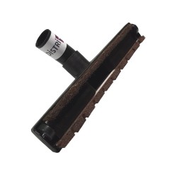 Suceur poussières en crin de cheval à roulettes pour aspirateur allant sur des tubes de diamètre 35mm - Largeur brosse : 30cm