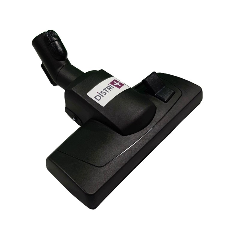 Combiné avec une grosse roulette pour aspirateurs compatible avec Miele avec accroches et pause-parking diamètre 35mm - Largeur 27cm