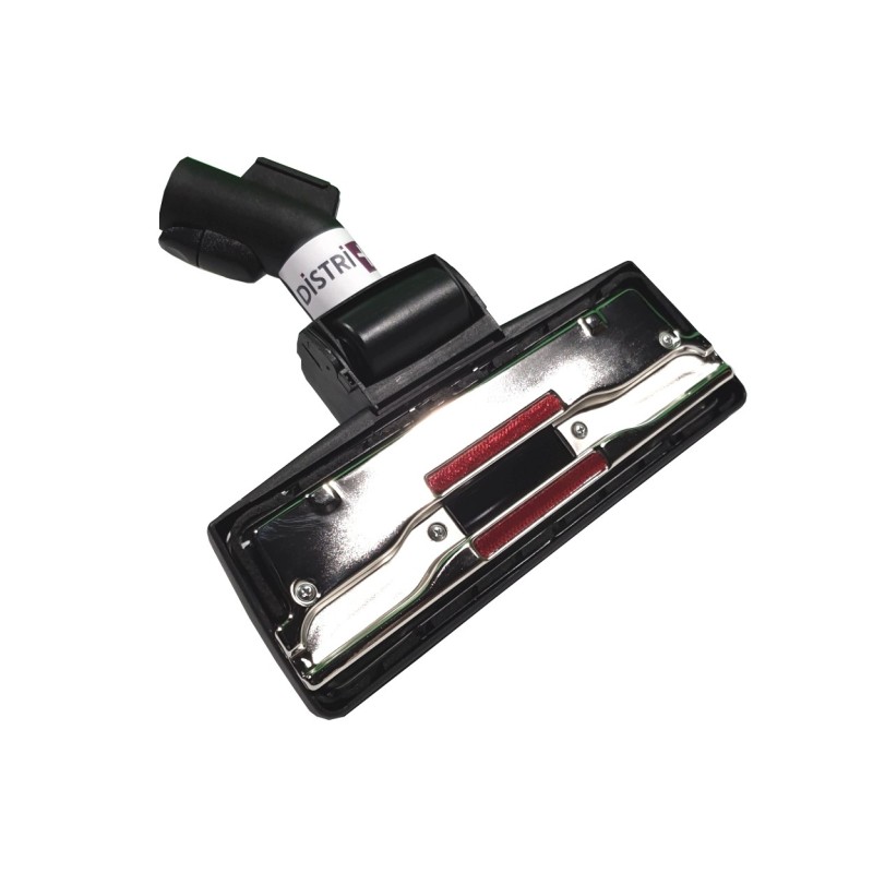 Combiné avec une grosse roulette pour aspirateurs compatible avec Miele avec accroches et pause-parking diamètre 35mm - Largeur 27cm