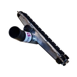 Suceur poussières en aluminium à roulettes WESSEL-WERK pour aspirateur allant sur des tubes de diamètre 38mm - Largeur brosse : 37cm