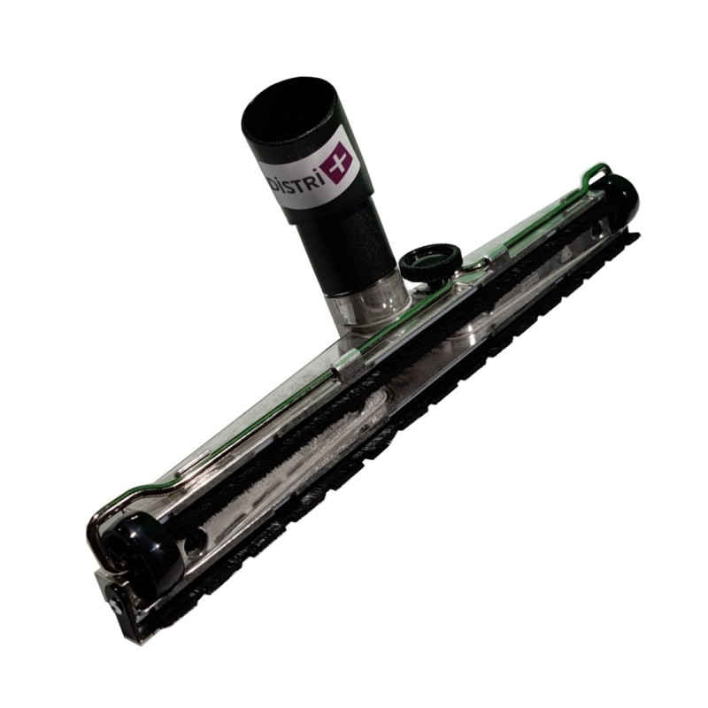 Suceur poussières en aluminium à roulettes WESSEL-WERK pour aspirateur allant sur des tubes de diamètre 50mm - Largeur brosse : 45cm