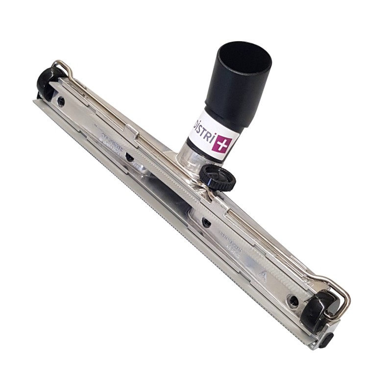 Suceur à eau en aluminium à roulettes WESSEL-WERK pour aspirateur allant sur des tubes de diamètre 50mm - Largeur brosse : 45cm