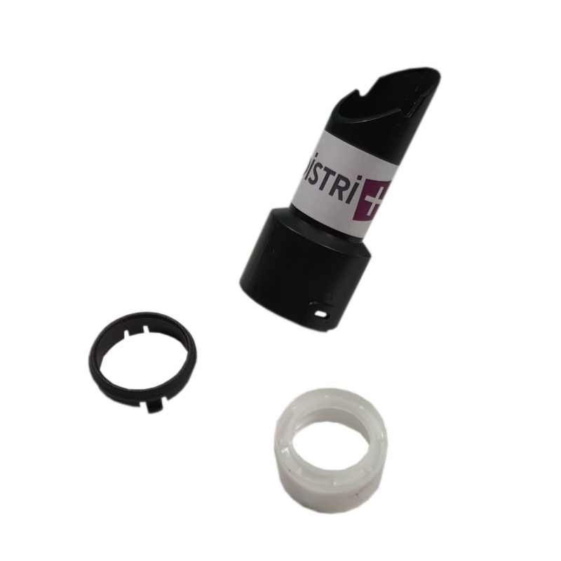 Embout de flexible côté tube à clipser diamètre 32mm avec Clip + Bague pour aspirateur Numatic, Tennant...