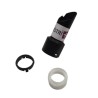 Embout de flexible côté tube à clipser diamètre 32mm avec Clip + Bague pour aspirateur Numatic, Tennant...