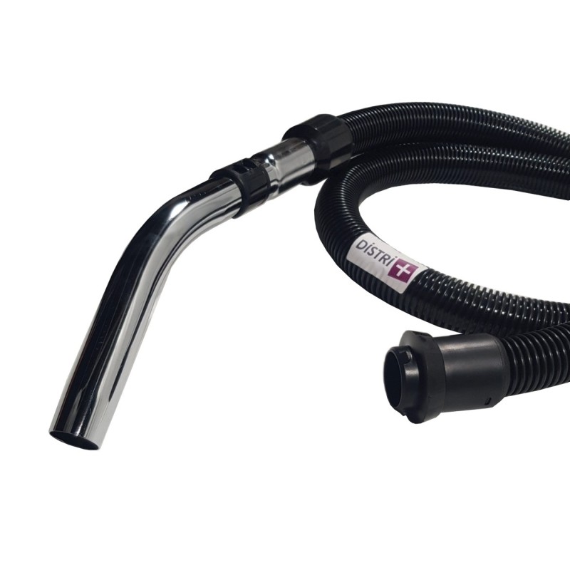 Flexible complet avec poignée métal pour aspirateur Electrolux UZ930 - Nilfisk GD930... - Longueur : 1,8m - Diamètre : 32mm
