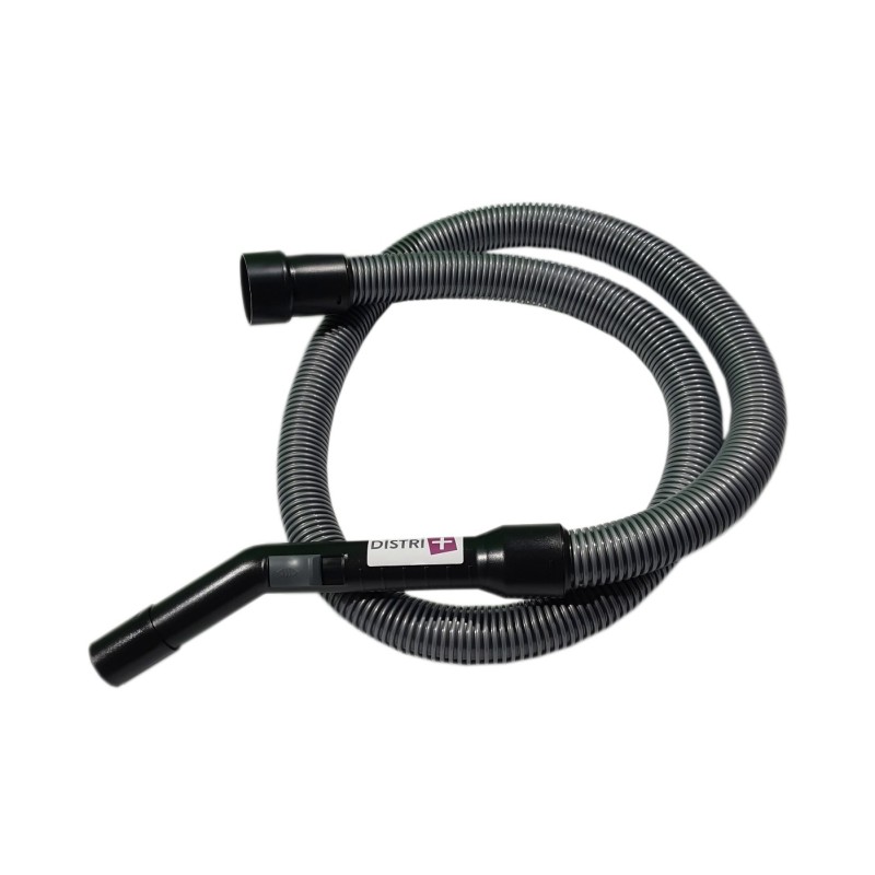 Flexible complet pour aspirateur compatible avec Hoover Aquaplus, Aquamaster - Firstline Glouton 4108.9, 4109.9, 4196.0 - Tornado Plein Air 16, Thyphon 2000. - Progres P580. - Longueur : 1,8m - Diamètre : 37mm