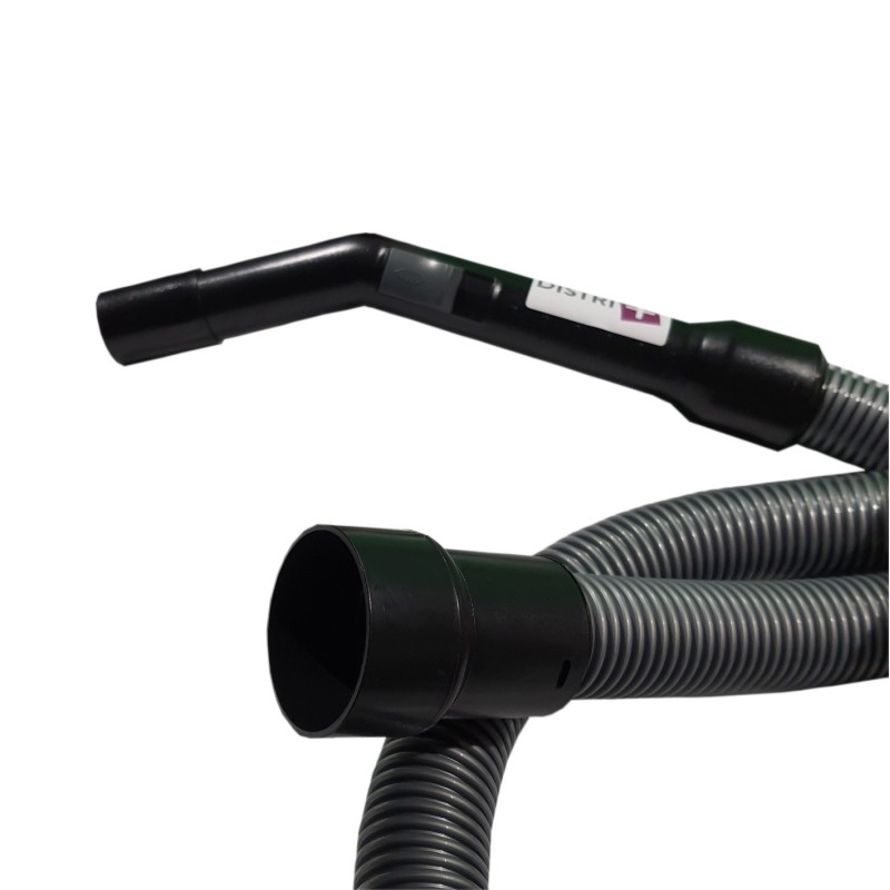 Flexible complet pour aspirateur compatible avec Hoover Aquaplus, Aquamaster - Firstline Glouton 4108.9, 4109.9, 4196.0 - Tornado Plein Air 16, Thyphon 2000. - Progres P580. - Longueur : 1,8m - Diamètre : 37mm
