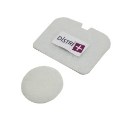 Filtre mousse compatible pour aspirateur Nilfisk GD5, GD10 - Lot de 2 filtres
