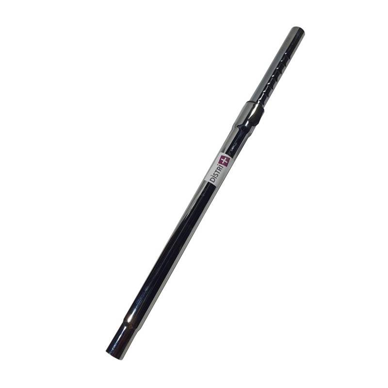Tube telescopique métal en acier chromé pour aspirateur - Diamètre : 35mm - Longueur 60cm à 100cm
