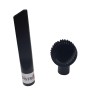 Lot de 1 suceur long plat + 1 brosse ronde pour aspirateur allant sur des tubes de diamètre 32mm