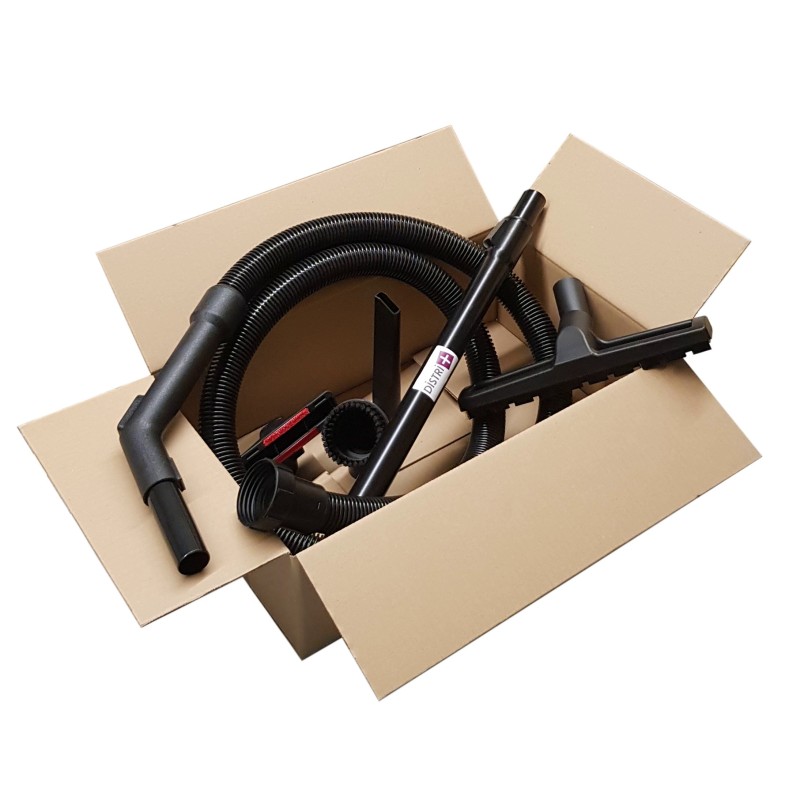 KIT ACCESSOIRE VIPER D.32MM
(1 FLEXIBLE + 1 TUBE TELESCOPIQUE ALU + 1 SUCEUR POUSSIERE + 1 SUCEUR TRIANGULAIRE + 1 BROSSE RONDE + 1 SUCEUR PLAT)