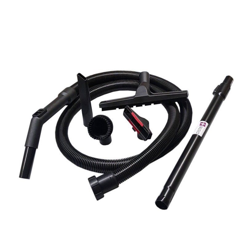 KIT ACCESSOIRE VIPER D.32MM
(1 FLEXIBLE + 1 TUBE TELESCOPIQUE ALU + 1 SUCEUR POUSSIERE + 1 SUCEUR TRIANGULAIRE + 1 BROSSE RONDE + 1 SUCEUR PLAT)