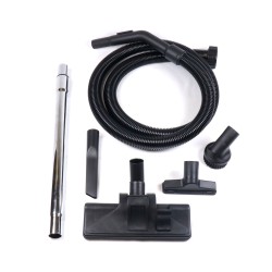 KIT ACCESSOIRE EUROSTEAM D.32MM (alternative pour référence AP3200)
(1 FLEXIBLE + 1 TUBE TELESCOPIQUE + 1 COMBINE A ROULETTES + 1 SUCEUR TRIANGULAIRE + 1 BROSSE RONDE + 1 SUCEUR PLAT)