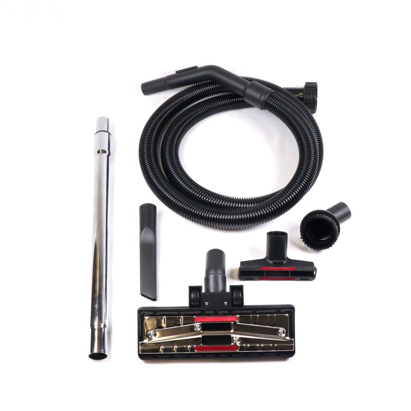 KIT ACCESSOIRE EUROSTEAM D.32MM (alternative pour référence AP3200)
(1 FLEXIBLE + 1 TUBE TELESCOPIQUE + 1 COMBINE A ROULETTES + 1 SUCEUR TRIANGULAIRE + 1 BROSSE RONDE + 1 SUCEUR PLAT)