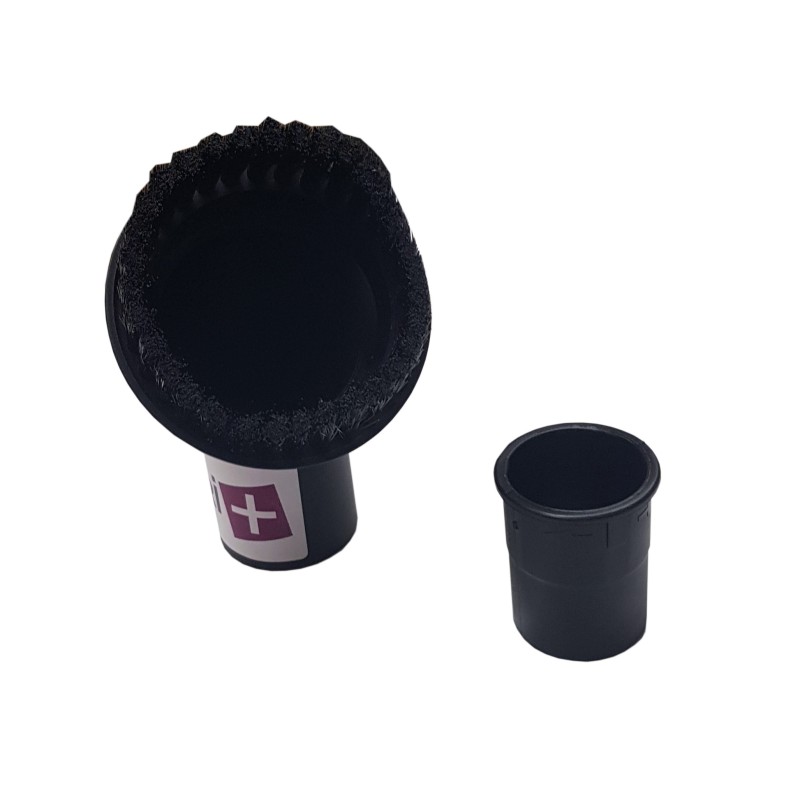 Brosse meuble ronde universelle pour aspirateur allant sur des tubes de diamètre 32 àou 35 mm - Largeur 8cm