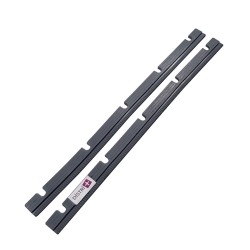 Jeu de 2 bandes caoutchouc pour suceur aspirateur en plastique avec sortie droite de largeur 40cm (notre référence 20238D400BC) - Alternative pour GHIBLI 6511215