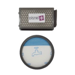 Lot de 2 filtres pour aspirateurs compatibles Moulinex Rowenta Compact Poxer Cyclonic RO371 à RO379, RO482 à RO488, ZR005901...