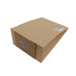 Sac aspirateur compatible avec Eurosteam dorsal 44168, 122AD, 127AD, 128AD, 129AD, 145AD - Taski Dorsalino, 8504190. etc. - pochette de 10 sacs papier