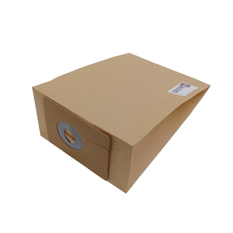 Sac aspirateur compatible avec Eurosteam dorsal 44168, 122AD, 127AD, 128AD, 129AD, 145AD - Taski Dorsalino, 8504190. etc. - pochette de 10 sacs papier