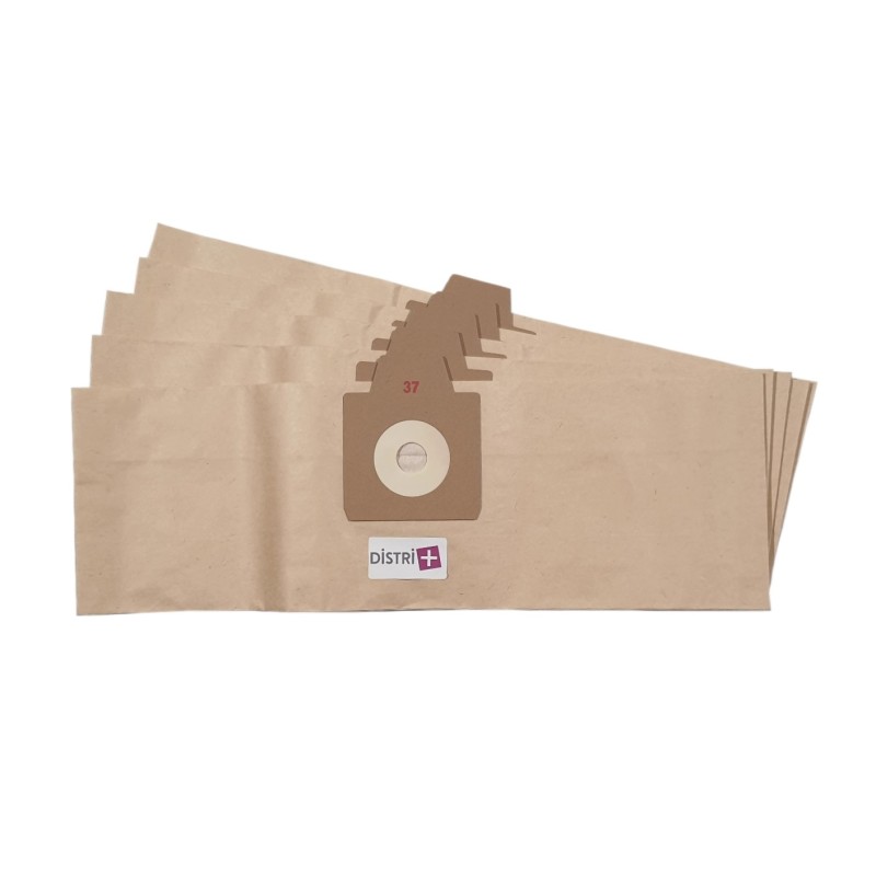 Sac aspirateur compatible avec Electrolux UZ932, UZ934, DP9000 - Nilfisk : GD932, GD934, GM110, GM130 - Karcher : T101, T111, T151. etc. - pochette de 5 sacs papier
