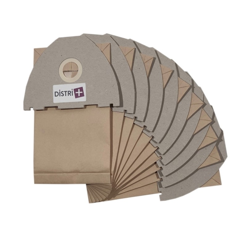 Sac aspirateur compatible avec Electrolux UZ964, Belt vacuum XP, UZ964 Ergoclean, Hip Vac, UZ964 Servac - Nilfisk UZ964. etc. - pochette de 10 sacs papier
