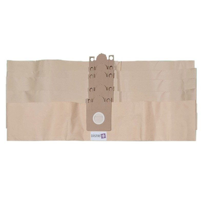 Sac aspirateur compatible avec Alto D100 - Floorpull Melody - Nilfisk : Viking, D10, GD110, 140800720, 1407727000, 1407728000. etc. - pochette de 5 sacs papier