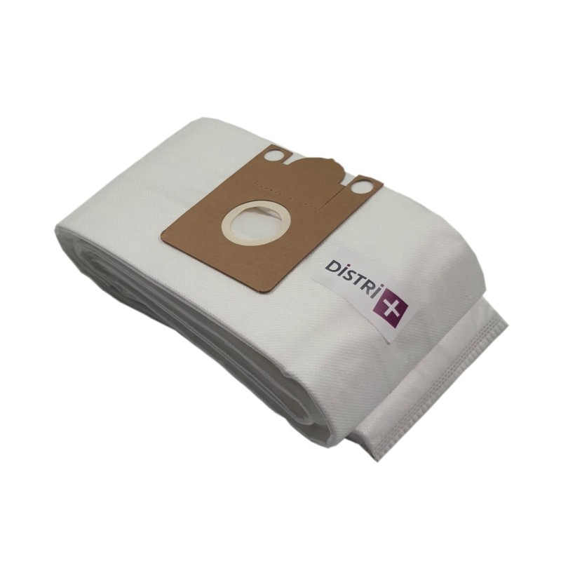 Sac aspirateur compatible avec Alto D100 - Floorpull Melody - Nilfisk : Viking, D10, GD110, 140800720, 1407727000, 1407728000. etc. - pochette de 5 sacs microfibre