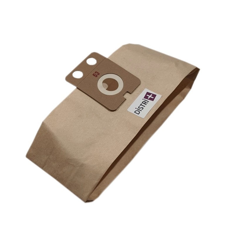 Sac aspirateur compatible avec Nilfisk Backuum, Dorsal, alternative pour référence d origine 22198000 - Vermop 7410 - pochette de 10 sacs papier