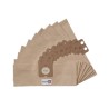 Sac aspirateur compatible avec Nilfisk Backuum, Dorsal, alternative pour référence d origine 22198000 - Vermop 7410 - pochette de 10 sacs papier