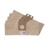 Sac aspirateur compatible avec Nilfisk Backuum, Dorsal, 22198000, Vermop 7410 - pochette de 5 sacs papier