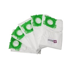 Sac aspirateur compatible avec ARGOS TS31, TS37 - SEBO X1 à X5, XP1 à XP3, 370, 470, C1 à C3 - ... - La pochette de 5 sacs microfibre