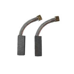 Lot de 2 charbons moteur pour aspirateurs  compatible avec Miele et Numatic - Dimensions : 11x6mm