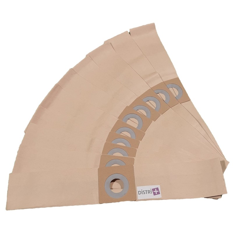 Sac aspirateur compatible avec Soteco / ICA / IPC : SA7940, Minibox, Micro+ - Argos : 978, 1177, 2478, Prodim : Turtle, Fimap : Nano. - pochette de 10 sacs papier