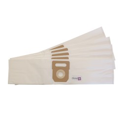 Sac aspirateur compatible avec Cleanfix S07 - Electrolux E79, PRO XL, Z940, Z950, Z951, Z955 - Euroclean E79, Z950 - Sebo C20 - La pochette de 5 sacs microfibre