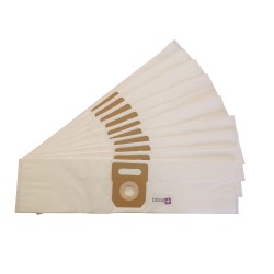 Sac aspirateur compatible avec Cleanfix S07 - Electrolux E79, PRO XL, Z940, Z950, Z951, Z955 - Euroclean E79, Z950 - Sebo C20 - La pochette de 10 sacs microfibre