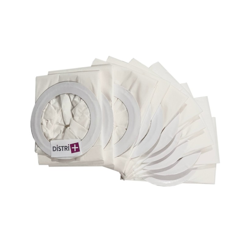 Sac aspirateur compatible avec Nilfisk GD5, Adgility 6XP, BACK VAC 6 - Progress Quattervac. - La pochette de 10 sacs papier