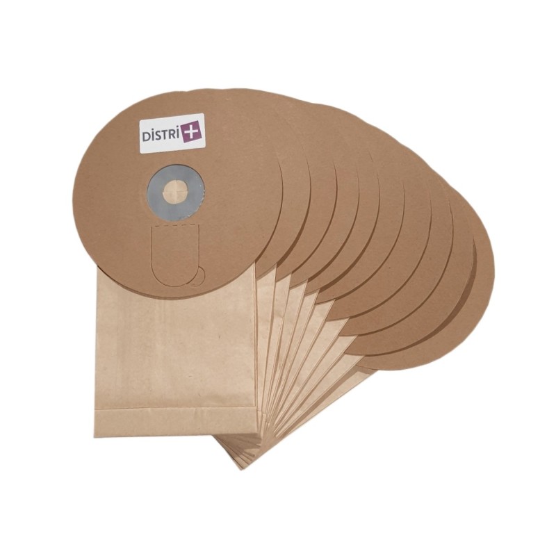 Sac aspirateur compatible avec Ghibli T1 (2ème version) - Wirbel W1 (2ème version) - ICA/IPC/SOTECO YP1/5 Backpack. - pochette de 10 sacs papier