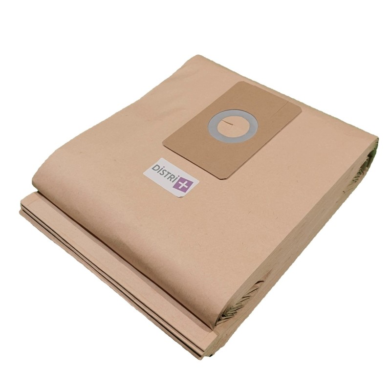 Sac aspirateur compatible avec NILFISK/ALTO : ATTIX 5, 12, 40 ATTIX 50-01 PC, ATTIX 50-21 PC, ATTIX 50-21EC, ATTIX 50-21 XC, ATTIX 550, ATTIX 560, ATTIX 590, IVB, VL 500 - La pochette de 10 sacs
