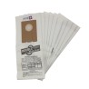 Sac aspirateur compatible avec Truvox VSMU, Valet Single Motor Upright, VCU,VBU, VUV-QD/Tennant V-SMU-36 - La pochette de 10 sacs papier