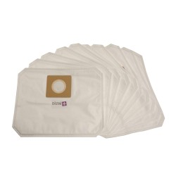 Sac aspirateur compatible avec Makita DVC260, DVC261, DVC265 - Alternative pour référence d origine Makita 197903-8 - pochette de 10 sacs microfibre