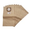 Sac aspirateur compatible avec Fantom Promidi 120P, Proaks 120K - pochette de 10 sacs papier
