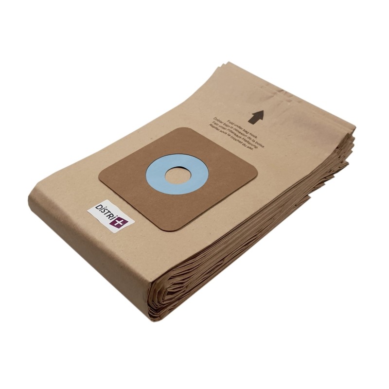 Sac aspirateur compatible avec Nilfisk GU700A 56330690 - pochette de 10 sacs papier
