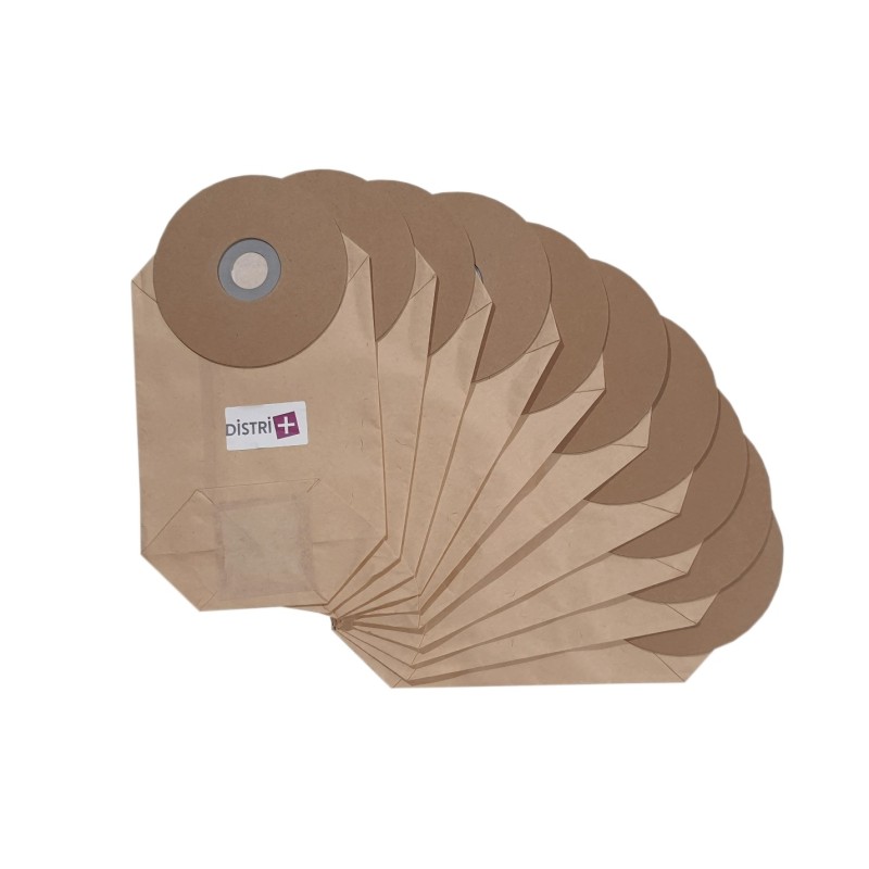Sac aspirateur compatible avec Wetrok Scuba - La pochette de 10 sacs papier