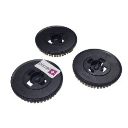 Disque de brosse dure jaune pour Cireuse Electrolux ZP14, AP8000 / Tornado : Chambord LC500C / KARCHER FP303... - Lot de 3 disques
