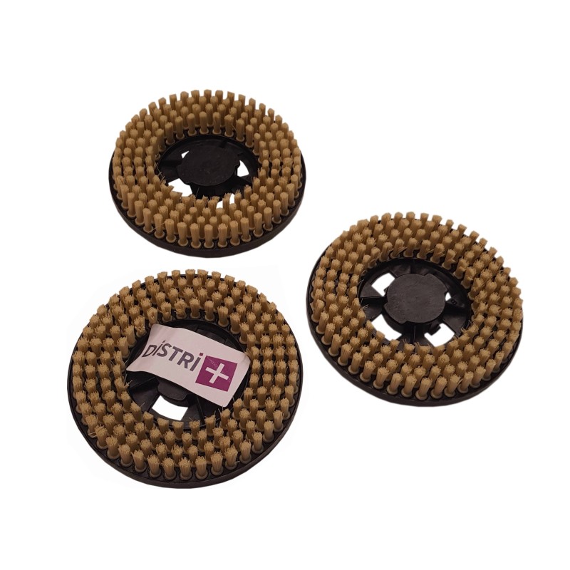 Disque de brosse dure jaune pour Cireuse Electrolux ZP14, AP8000 / Tornado : Chambord LC500C / KARCHER FP303... - Lot de 3 disques