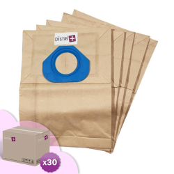 Sac aspirateur compatible avec Nilfisk GM80, GM90, GA70, GA71, GD90, GS80, GS90. - Carton de 30 pochettes de 5 sacs papier