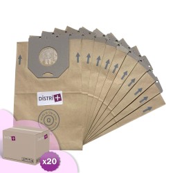 Sac aspirateur compatible avec Philips Vision Oslo LG Goldstar - Carton de 20 pochettes de 10 sacs