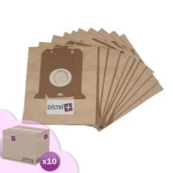 Sacs aspirateur compatible avec Philip S-Bag/Electrolux Excellio/Tornado airmax. - Carton de 10 pochettes de 10 sacs papier
