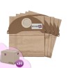 Sac aspirateur compatible avec Karcher WD2, A2003, A2004, A2054, MV2... - Carton de 20 pochettes de 5 sacs papier